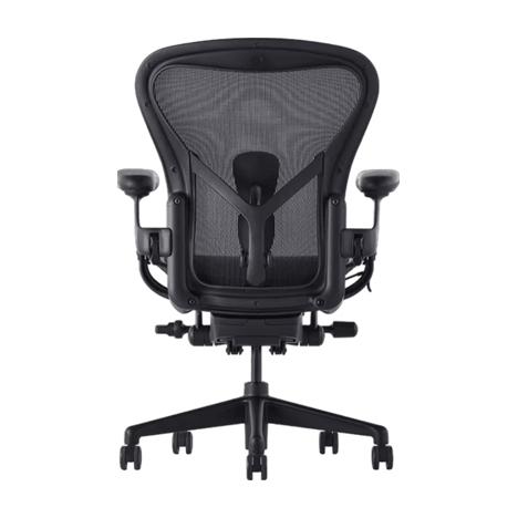 Кресло Herman miller Aeron Размер C, цвет черный Black Onyx