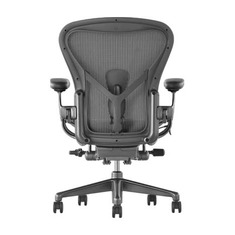 Кресло Herman miller Aeron Цвет Carbon, размер B